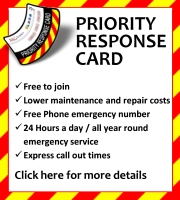 Priority Response Card