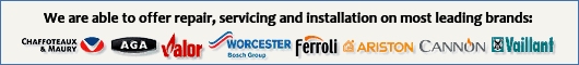 We are able to offer repair, servicing and installation on most leading brands